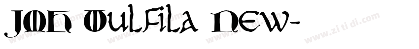 JMH Wulfila New字体转换